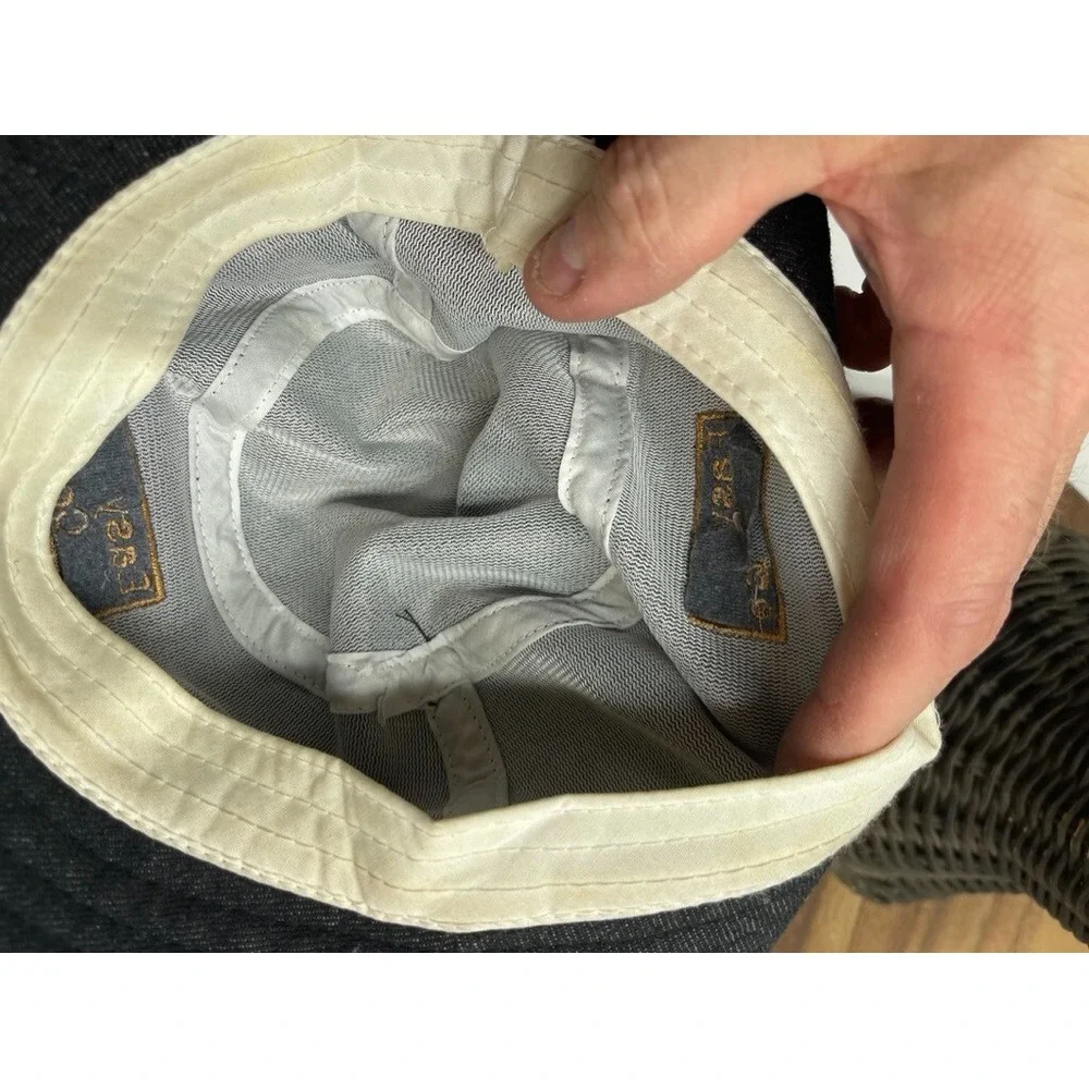 Bucket Hat Denim Easy Come Easy Go Boonie Visor Hunting Fishing Outdoor 6 3/4 54